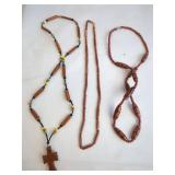 Three Beaded Necklaces