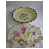 Two Decorative Bowls, Floral Themes