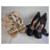 Two Pairs of Women's Size 7 1/2 Heels