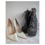 High Heels and Studded Boots