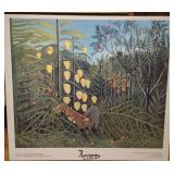 Henri Rousseau Jungle Scene Reproduction Print