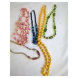 Five Beaded Necklaces