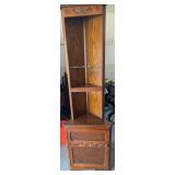 Oak Corner Cabinet