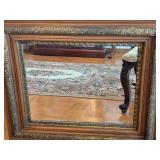 Decorative Wood and Gilded Mirror Frame