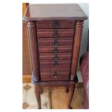 Mahogany Jewelry Cabinet