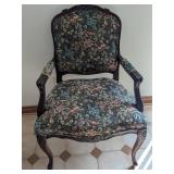 Carved Wood Armchair