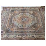 Floral-Inspired Wool Area Rug