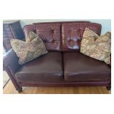Leather Loveseat