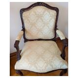 Ornate Wooden Accent Chair