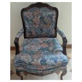 Carved Wood Armchair