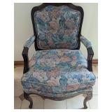 Carved Wood Armchair