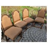 Carved Wood Dining Chairs