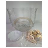 Decorative Glass and Shells