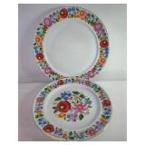 Kalocsa Hungary Handpainted Plates