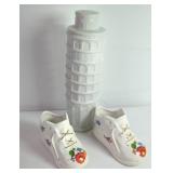 Pisa Tower Shaker and Kalocsa Decor Shoes