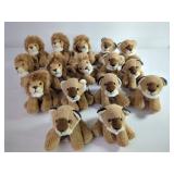 Plush Lion and Lioness Figures