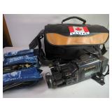 Hitachi Model VM-E58A Camera With Accessories