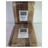 2x Croscill Home Townhouse Shower Curtain