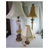 Three Decorative Table Lamps