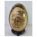 10ï¿½ï¿½ Hand-Painted Satsuma Style Egg