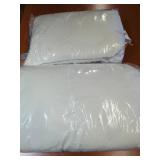 Two Queen-Size White Pillows