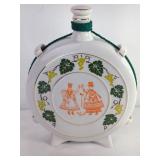 Hollohaza Hungary Porcelain Flask