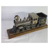 Metal Locomotive Model With Track Base