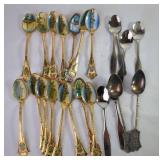 Souvenir and Silver-Plated Spoons