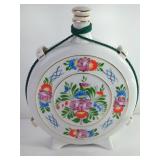 Hollohaza Hungarian Porcelain Flask