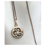 925 Sterling Chain with Swirl Pendant