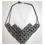 Black Lace Floral Choker Necklace