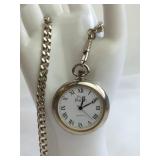 Yve Parni Quartz Pocket Watch with Chain