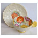 Hand-Painted Tea Cup and Saucer Set