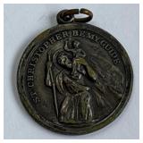 St. Christopher Medal in Metal Alloy