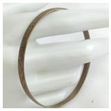 Sterling Silver Engraved Bangle Bracelet