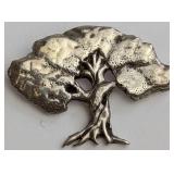 Sterling Silver Tree Pendant with Hook