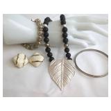 Jewelry Lot With Necklace and Earrings