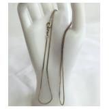 Sterling Silver Snake Chain Necklace