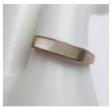 925 Silver W Mother of Pearl Inlay, Size 6