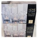 Home Stuff Ellipse Tealight Holder Set