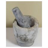 Marble Mortar and Pestle Set