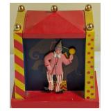 Hand-Painted Wooden Music Box Theater