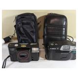 Cosina C5W and Canon Snappy LX with Cases