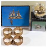 Solid Brass Decor Items Set