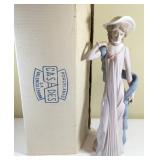Casades Spain Porcelain Lady Figurine