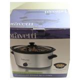 Bravetti 4 Quart Oval Slow Cooker