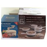 Culinare Food Processor and Porcelain Bowls
