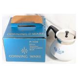 Corning Ware P-104 6-Cup Cornflower Teapot