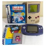 Nintendo Game Boy Console and Game Lot