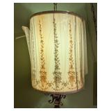 Embroidered Hanging Pendant Light Fixture